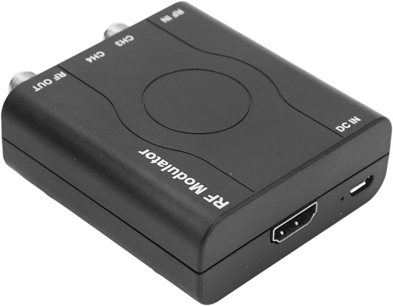 Naroote RF Modulator, RF To Converter RF Modulator Adapter HDM61 To RF Modulator To Coax Adapter RF Modulator Coaxial Converter, Support NTSC Format Output - Image 4